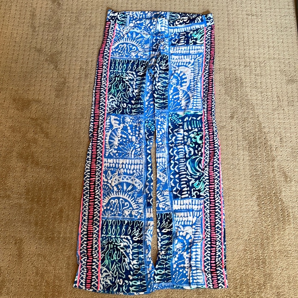 Lilly Pulitzer 33" Bal Harbour Palazzo Pant. Size M.